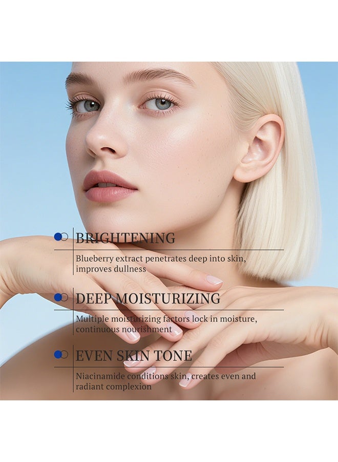 Kormesic Bright Blueberry Night Cream, Facial Moisturizer Barrier Cream for Hydration Moisture & Vitality 30g - Image 4
